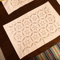 Applique Cut Work Table Runner with Table Mat Set 76