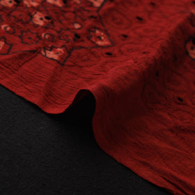 Hakoba Hand Block Ajrakh Print Natural Dyed Cotton Fabric 03