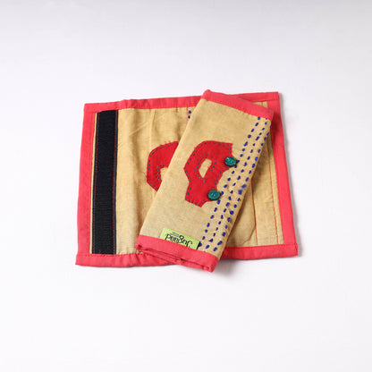 Handmade Seat Belt / Fridge Handle Cover by Jugaad (Set of 2)