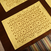 Applique Cut Work Table Runner with Table Mat Set 78