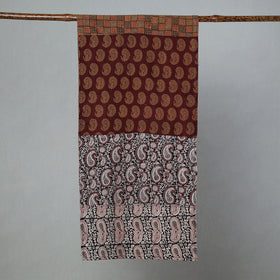  Bagh Block Printed Patchwork Cotton Stole 