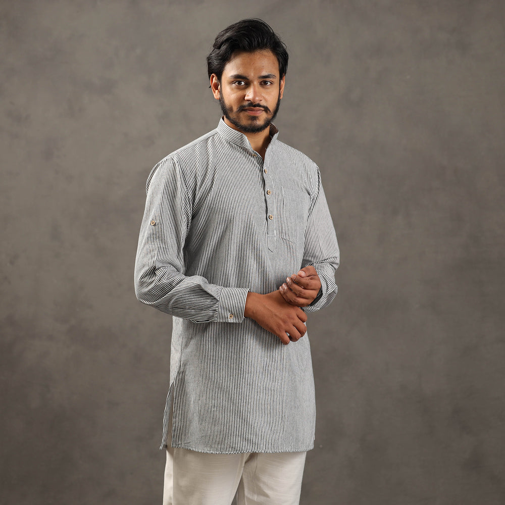 cotton stripe men kurta