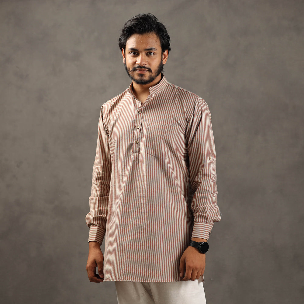 cotton stripe men kurta