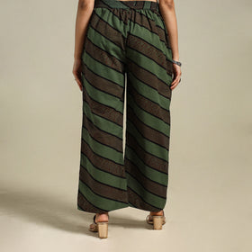 Green Bagh Block Print Natural Dyed Cotton Palazzo