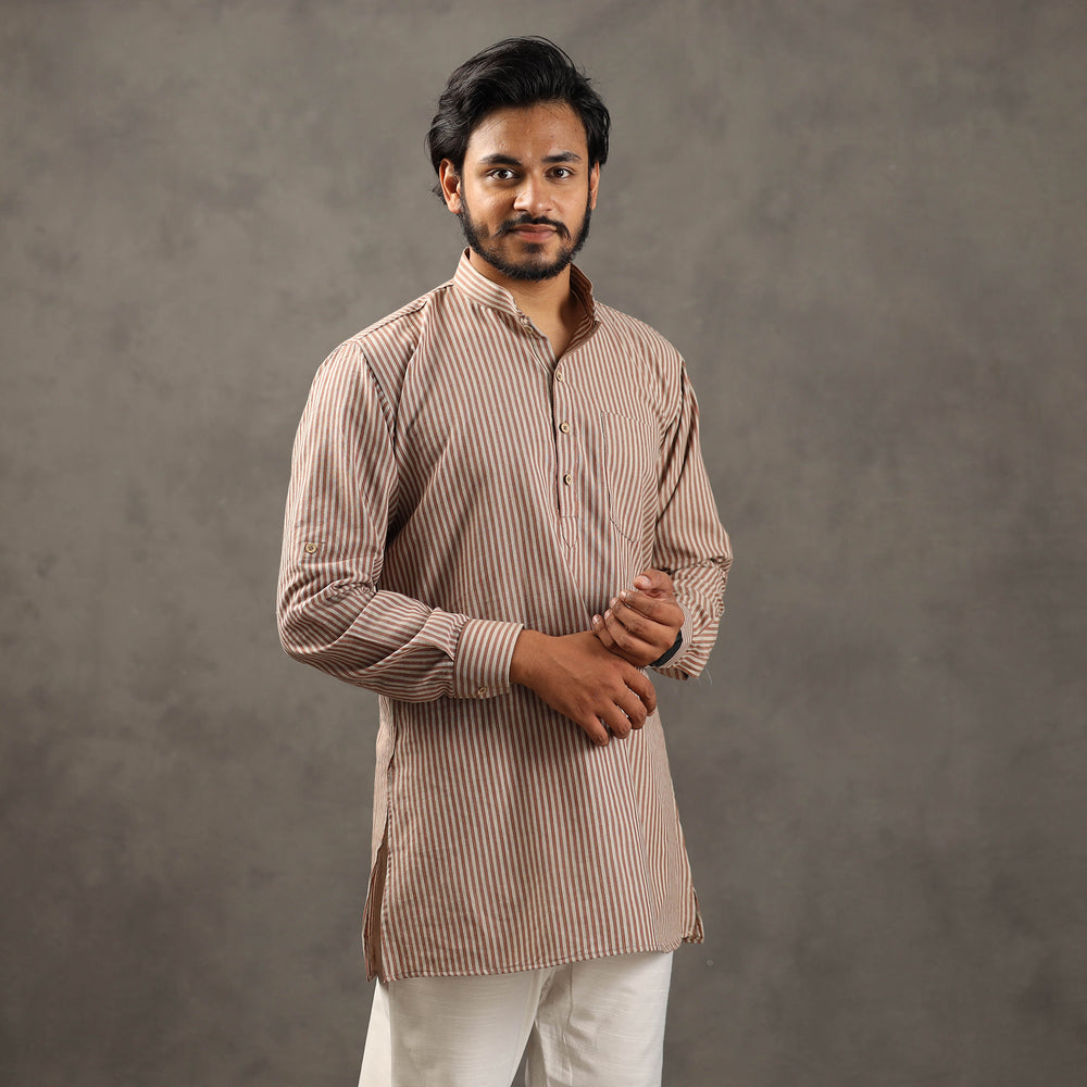 cotton stripe men kurta