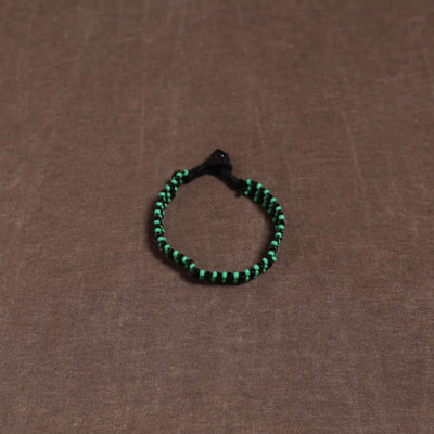 Green - Bead Work Handmade Baiga Tribal Bracelet 27