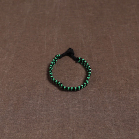 Green - Bead Work Handmade Baiga Tribal Bracelet 27