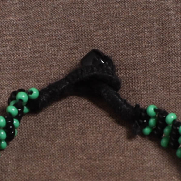 Green - Bead Work Handmade Baiga Tribal Bracelet 27