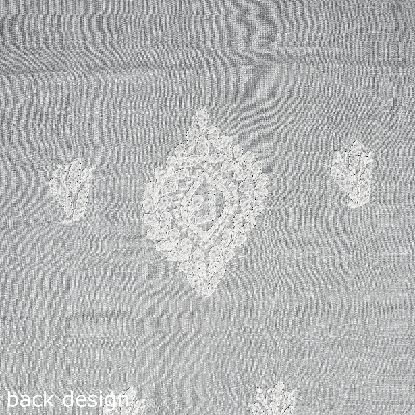 Chikankari with Parsi Style Embroidery Cotton Kurta Material