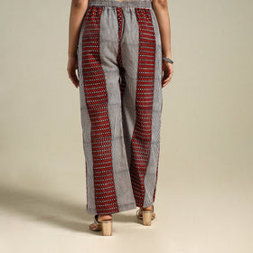 White Bagh Block Print Natural Dyed Cotton Palazzo