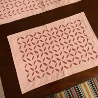 Applique Cut Work Table Runner with Table Mat Set 83