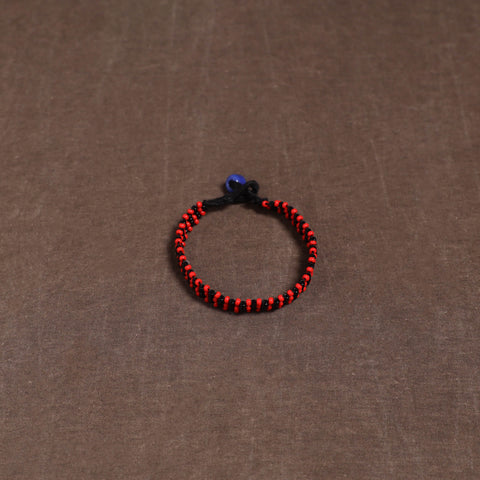 Red - Bead Work Handmade Baiga Tribal Bracelet 29