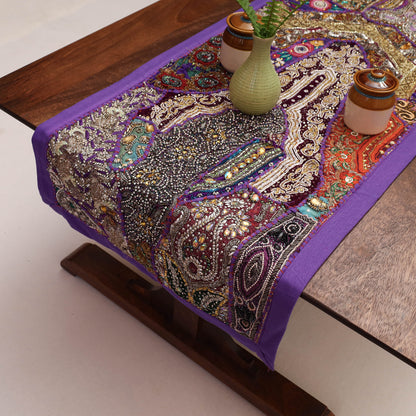 Banjara Vintage Embroidery Table Runner (60 x 18 in)