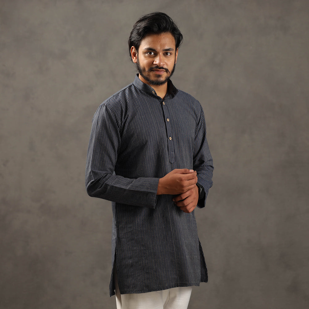 cotton stripe men kurta