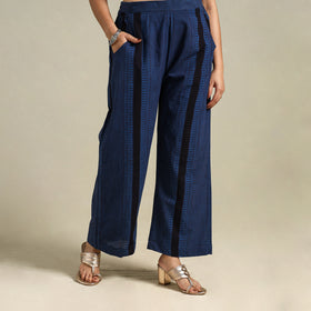 Blue Bagh Block Print Natural Dyed Cotton Palazzo