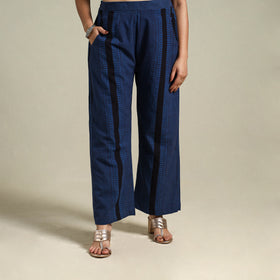 Blue Bagh Block Print Natural Dyed Cotton Palazzo