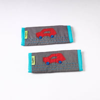 Handmade Seat Belt / Fridge Handle Cover by Jugaad (Set of 2)