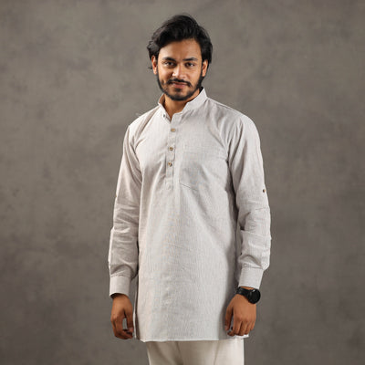 cotton stripe men kurta