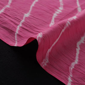 Pink - Leheriya Tie-Dye Cotton Fabric 01