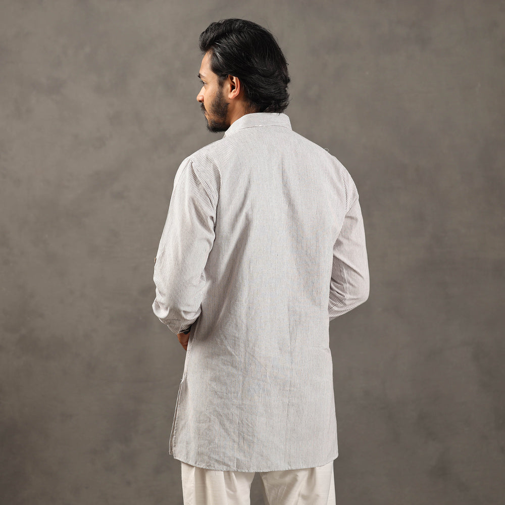 cotton stripe men kurta