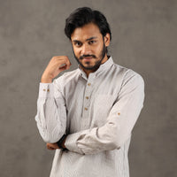 cotton stripe men kurta