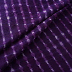 Purple - Leheriya Tie-Dye Cotton Fabric 02