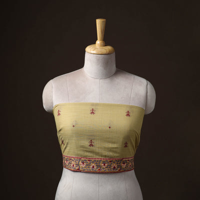 Jacquard Weave Cotton Blouse Piece 03