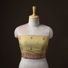 Jacquard Weave Cotton Blouse Piece 03