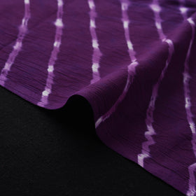 Purple - Leheriya Tie-Dye Cotton Fabric 02