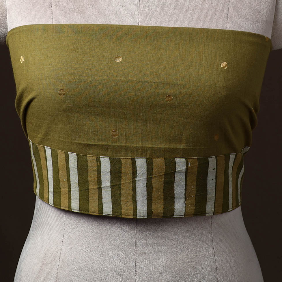 Jacquard Weave Cotton Blouse Piece 05