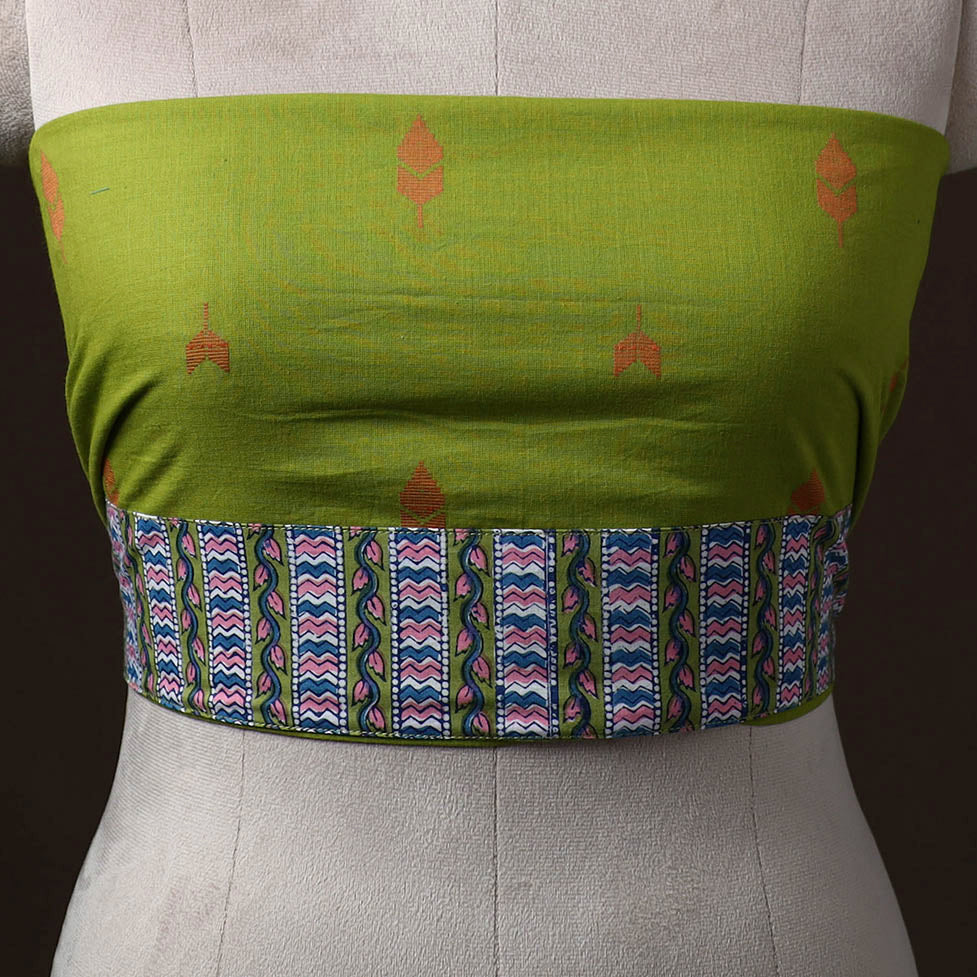 Jacquard Weave Cotton Blouse Piece 07