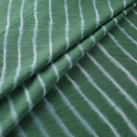 Green - Leheriya Tie-Dye Cotton Fabric 03