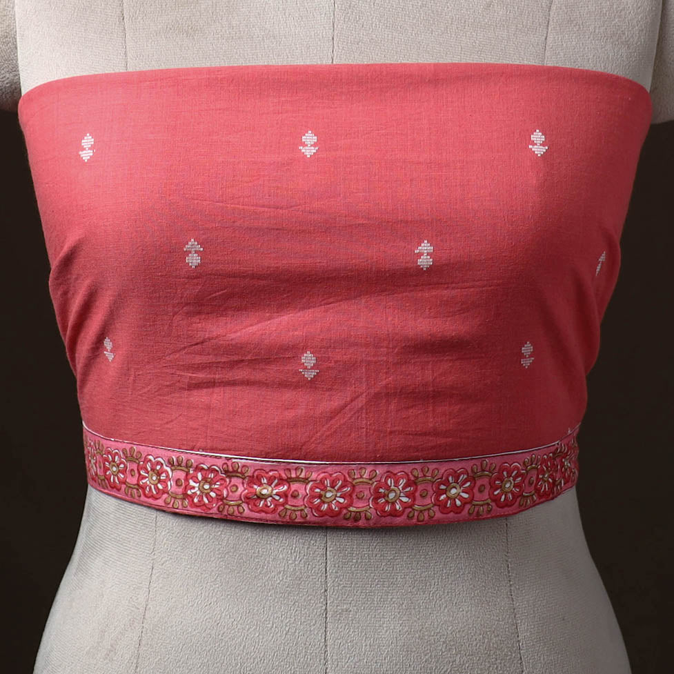 Jacquard Weave Cotton Blouse Piece 09