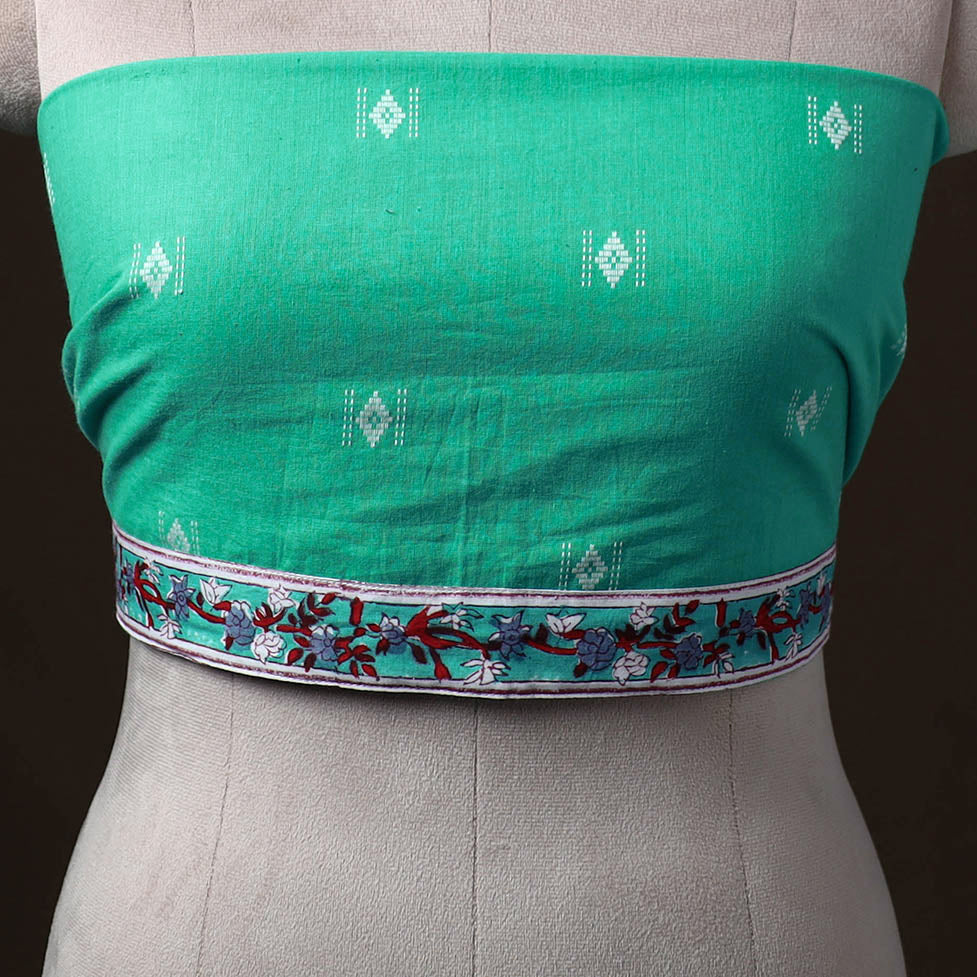 Jacquard Weave Cotton Blouse Piece 08