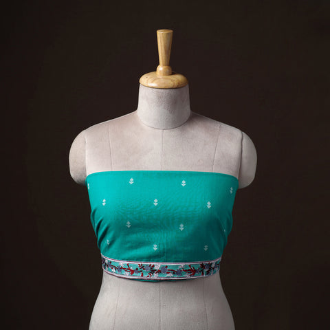Jacquard Weave Cotton Blouse Piece 10