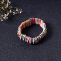 Buy Handcrafted Midnapore Seashell Stretchable Bracelet Online at iTokri.com 
