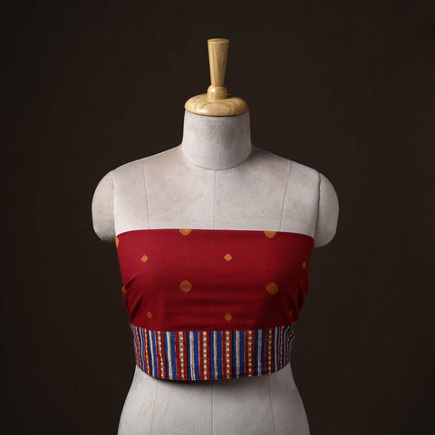 Jacquard Weave Cotton Blouse Piece 12