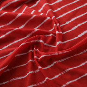 Red - Leheriya Tie-Dye Cotton Fabric 05