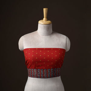 Jacquard Weave Cotton Blouse Piece 15