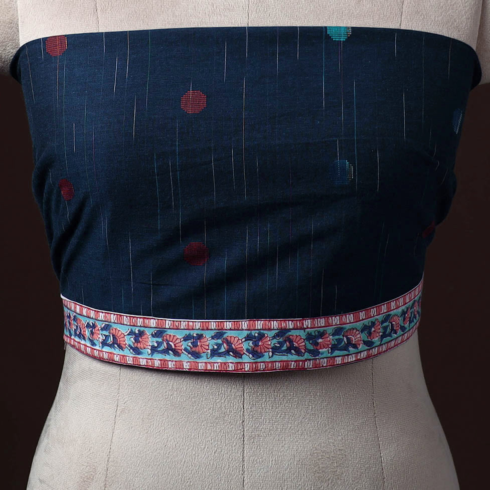 Jacquard Weave Cotton Blouse Piece 16