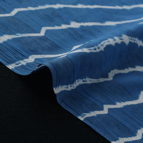 Blue - Leheriya Tie-Dye Cotton Fabric 07
