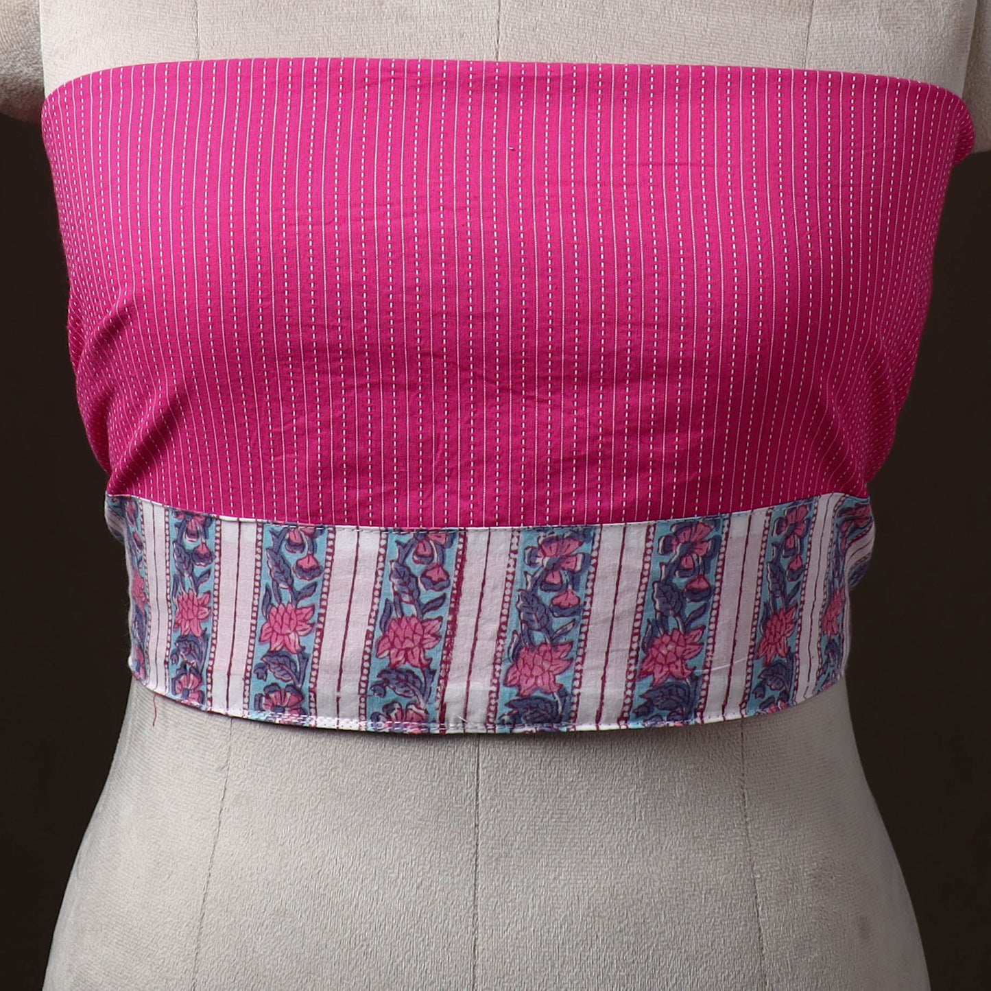 Running Stitch Plain Cotton Blouse Piece 24