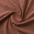 Kutch Organic Kala Cotton Mirror Work Pure Handwoven Fabric 11