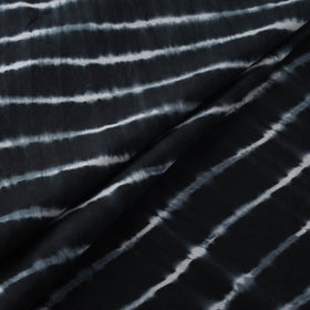 Black - Leheriya Tie-Dye Cotton Fabric 11