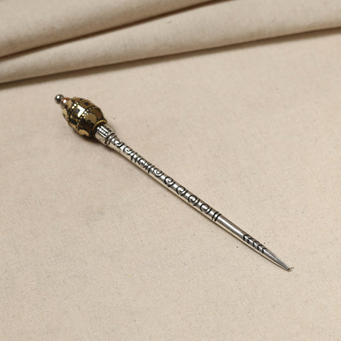  Antique Finish Oxidised German Silver Juda Stick 