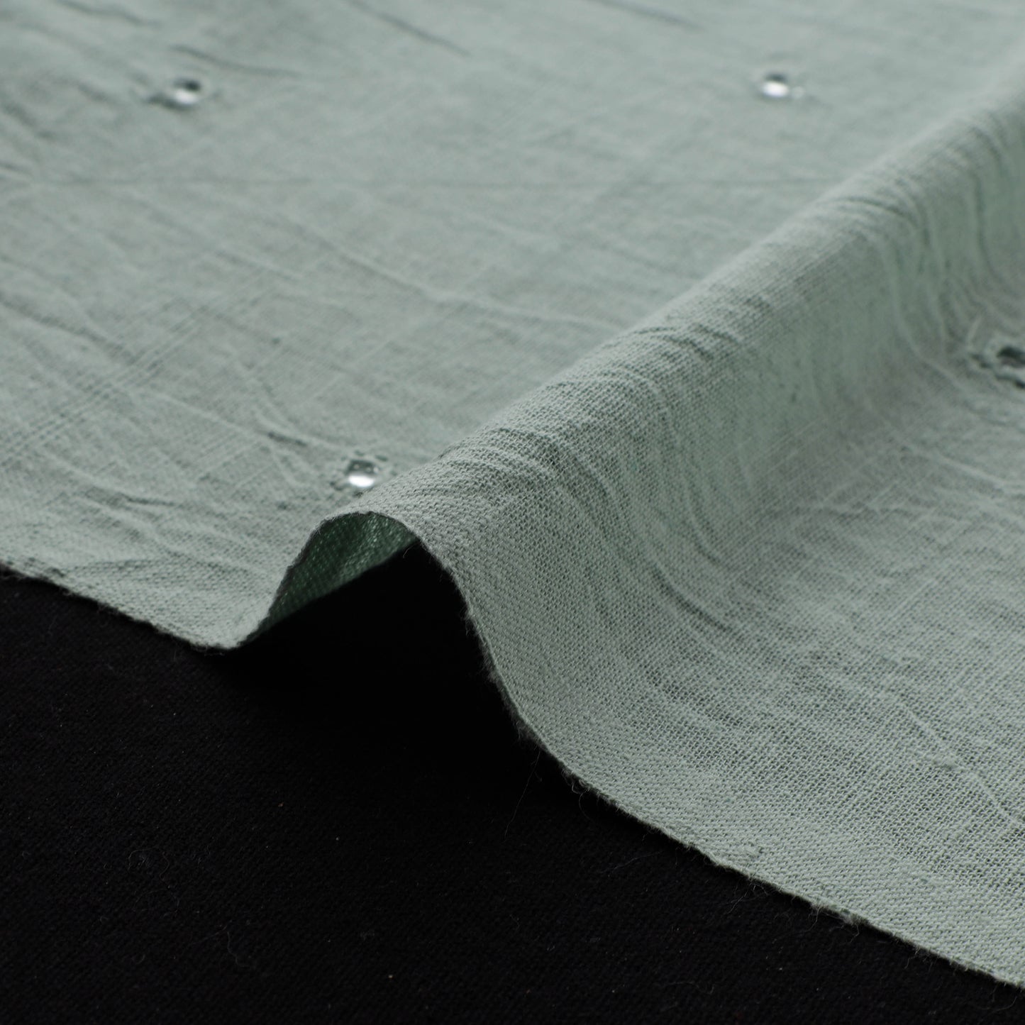 Kutch Organic Kala Cotton Mirror Work Pure Handwoven Fabric 12