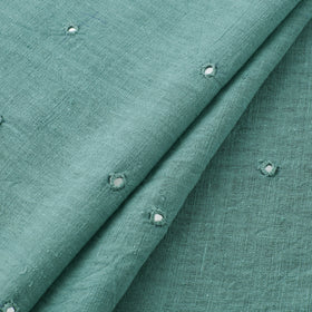 Kutch Organic Kala Cotton Mirror Work Pure Handwoven Fabric 13