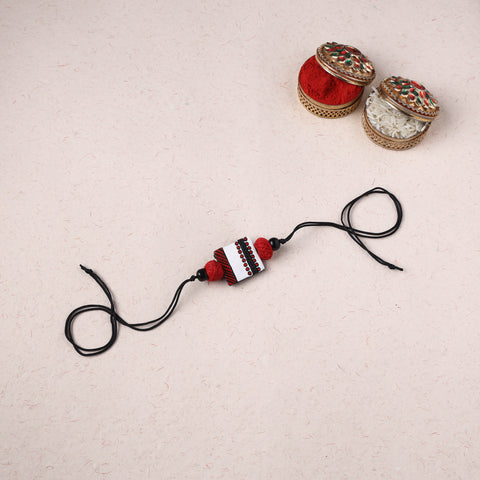 Bishnupur Handpainted Terracotta Rakhi 42