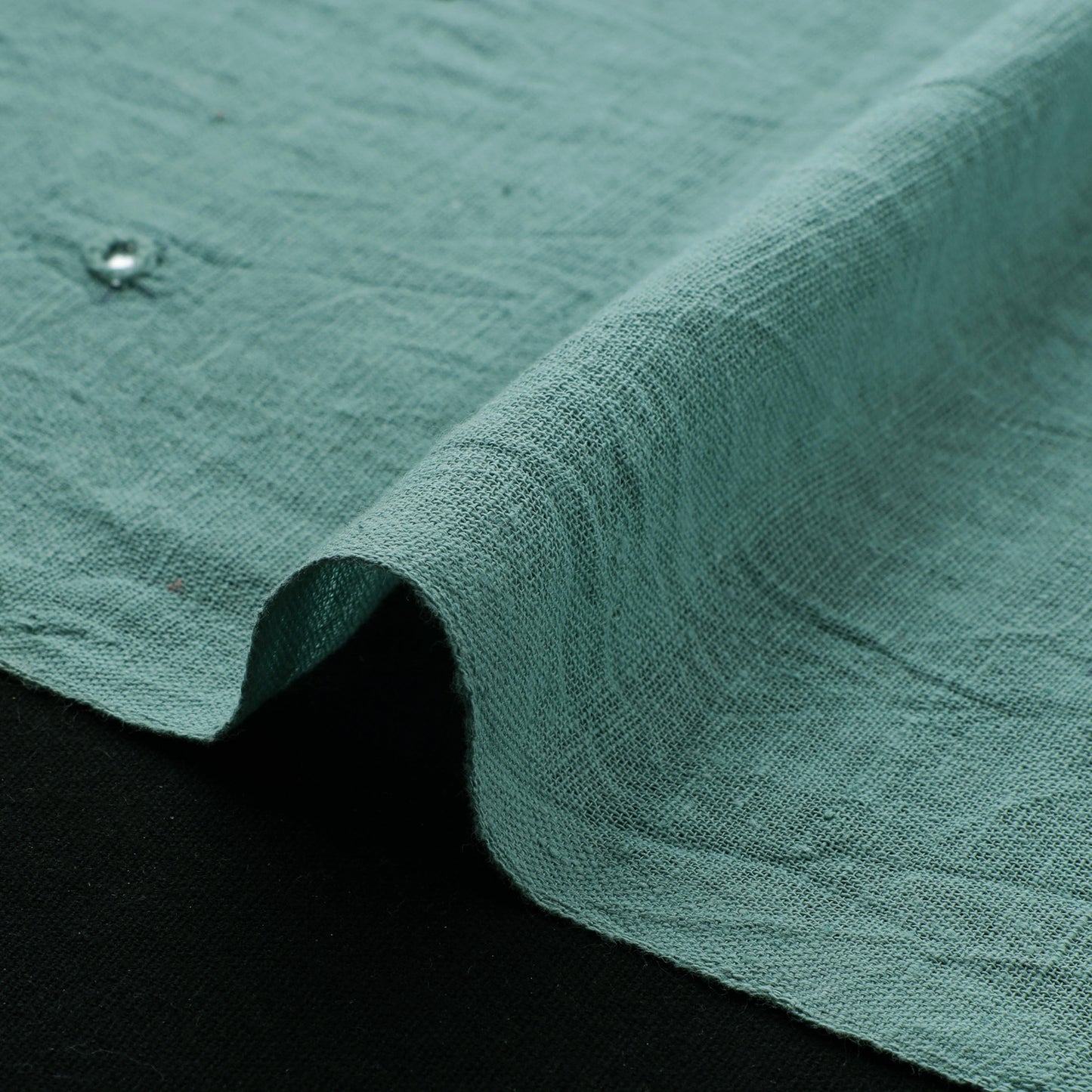 Kutch Organic Kala Cotton Mirror Work Pure Handwoven Fabric 13