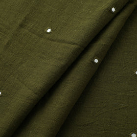 Kutch Organic Kala Cotton Mirror Work Pure Handwoven Fabric 14